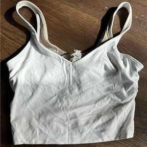 Lululemon white women’s tank top, size 8